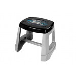 Súprava bubnov so stoličkou, karaoke, mikrofónom, USB - čierna